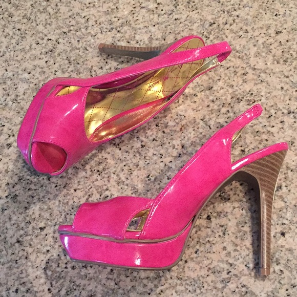 Peep toe sling backs - Picture 3 of 3